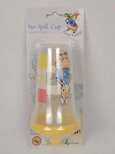 Peter Rabbit No Spill Sippy Cup Screw on Lid Plastic Children Toddler 9oz Yellow