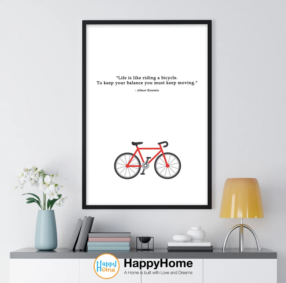 Albert Einstein Quotes Motivational Inspirational Wall Art Canvas Office Decor - Image 2 of 4