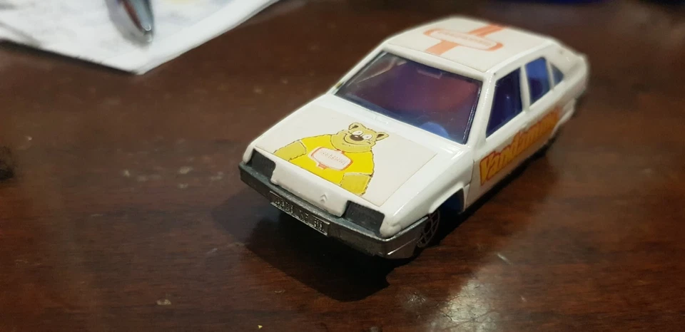 NOREV MINI JET FRANCE 1/55 CITROEN BX VANDAMME WHITE VERY GOOD VINTAGE - Immagine 3 di 4