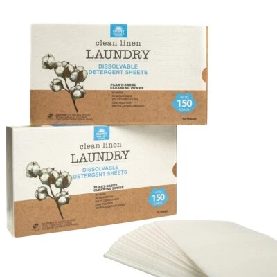 Sunny Valley Orchard Set - 2 Boxes of dissolvable laundry sheets Up to 300 Loads