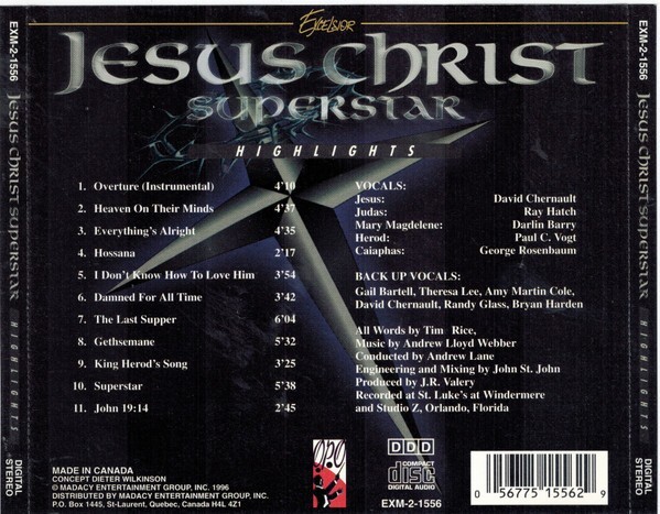 【CD】SKRYU／theater JESUS CHRIST SUPERSTAR Highlights (1996) CD - Orlando Pops Orch