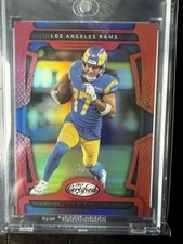 Puka Nacua 2025 Panini Certified Mirror Red /99 #59 Los Angeles Rams