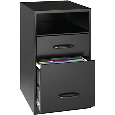 Lorell SOHO 18'' 2-Drawer Organizer (18505bk)