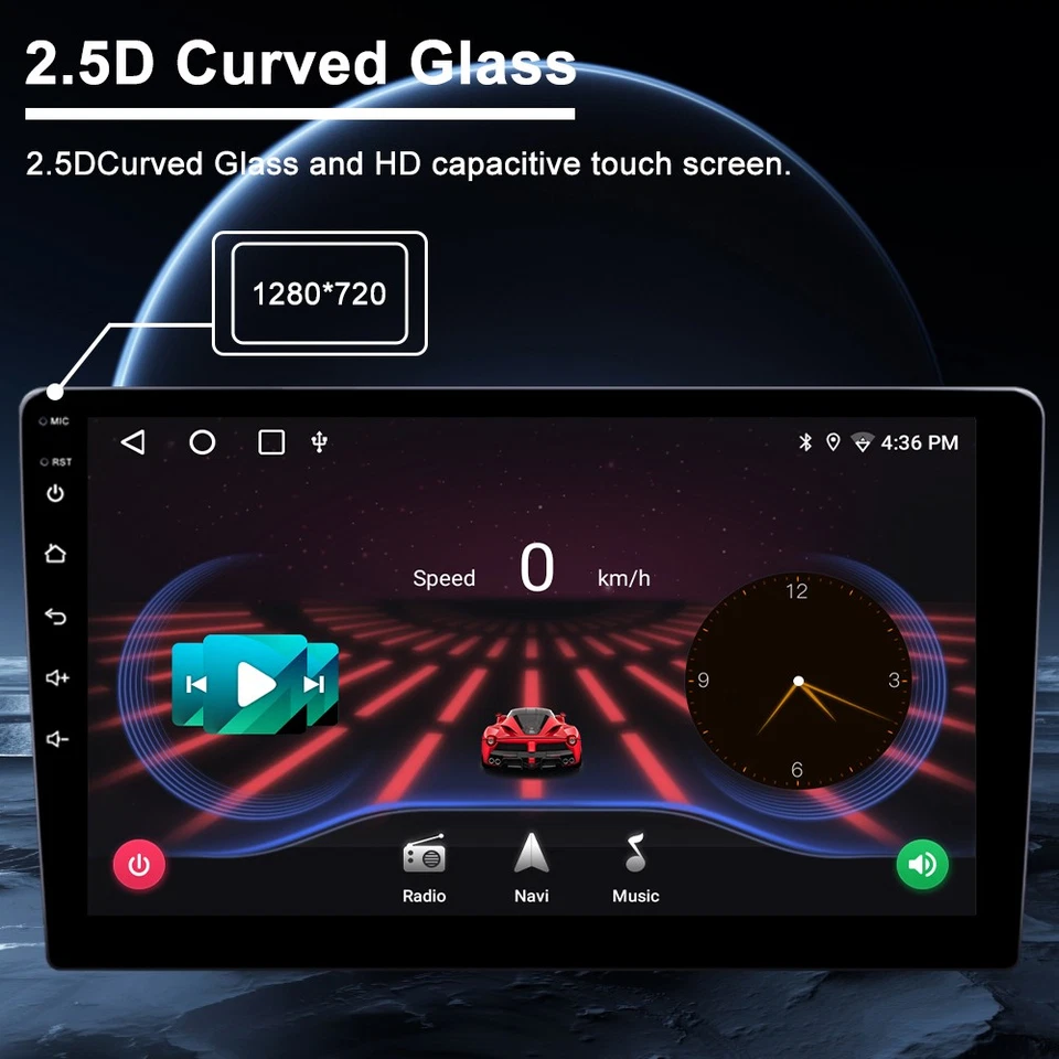 4+64GB For Nissan Sentra 1999-2006 Android 14 Car Radio Stereo Navi Wifi Carplay — 第 4/4 张图片