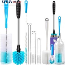 Bottle Cleaning Brushes Set Straws Water Bottles Beer Glasses Kitchen Use
