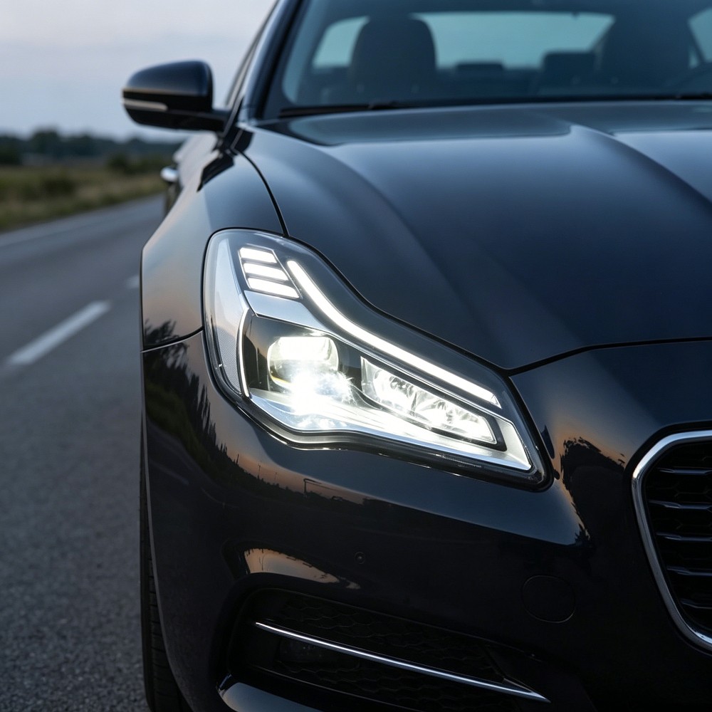 Front LED Headlight Upgrade DRL Lamps For Maserati Quattroporte 2013-2017 