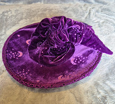 Spirit Purple Witch Hat, Polyester/Spandex, One Size, Adult Unisex Halloween