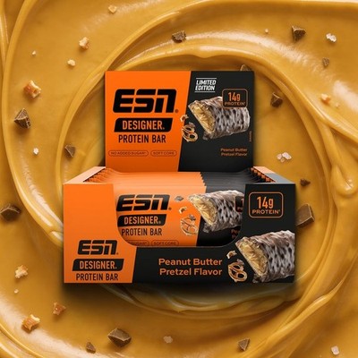 ESN Designer Bar Proteinriegel  Peanut Butter Pretzel 12x45g