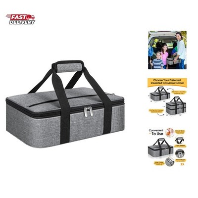 Insulated Casserole Carrier, Portable Casserole Carrier for Hot or Cold Food ...