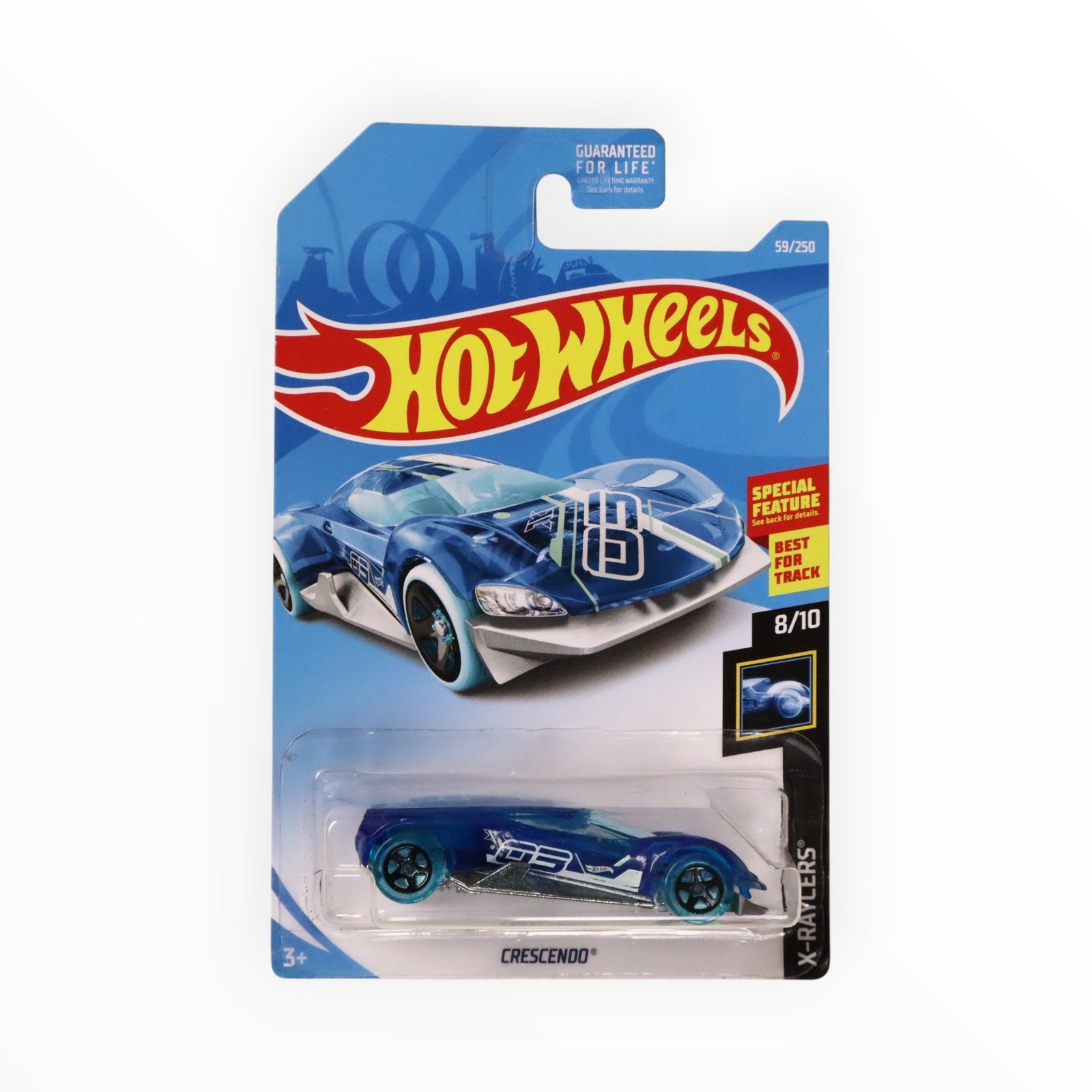 Hot Wheels Crescendo 59/250 - Blue - 2019 Mainline A