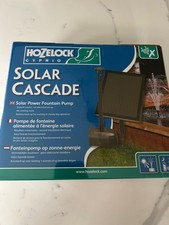 Hozelock Solar Power Cascade Fountain Pump / 3538 / Brand-New in Sealed Box.