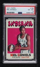 1971-72 Topps Mel Daniels #195 PSA 6 HOF 0s47