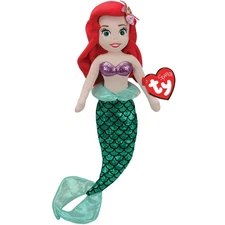TY Beanie Buddy ARIEL (Disney's Princess - The Little Mermaid)(18 in) *Version 2