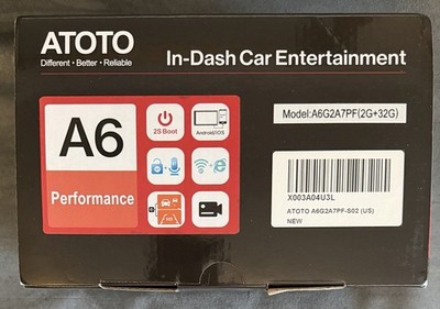 カーオーディオ ATOTO A6PF A6Performance A6G2A7PF 2G+32G NEW ATOTO A6G2A7PF(2G+32G) In-Dash Car Entertainment Bluetooth Wi