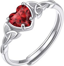 ChicSilver Damenringe 925 Silber verstellbar, verschiedene Farben, Sie haben die Wahl.