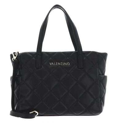 VALENTINO Ocarina Shopping Bag Shopper Umhängetasche Tasche Nero schwarz Neu