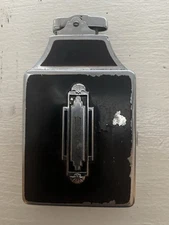 1930s Geometric Enamel Art Deco Ronson Mastercase Cigarette Lighter Case Combo