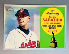 CC Sabathia 2008 Topps Chrome All Rookie Team Refractor /400 #ARC22 Cleveland
