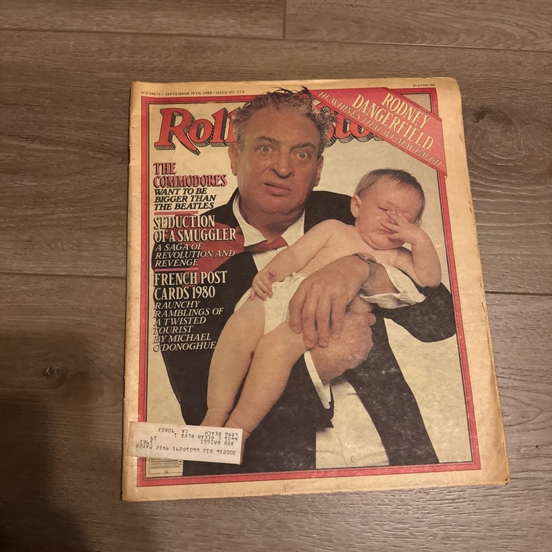 Rolling Stone Magazine September 18, 1980 #326 Rodney Dangerfield, Commodores