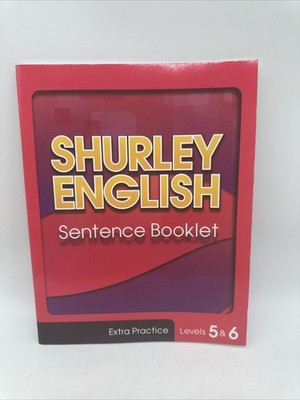 Shurley English Sentence Booklet Extra Practice Level 5 & 6 NEW
