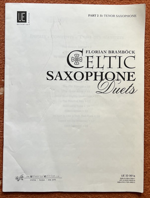 Celtic Saxophone Duets Part 2 Florian Bramböck
