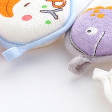 Baby Bath Sponge Soft Cartoon Shower Sponge Body Wash Sponge for Kids Bath Hair