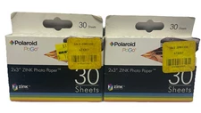 Polaroid PoGo 2x3" Zink Photo Paper 30 Sheets New Lot of 2 Exp 08/09