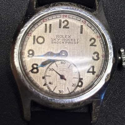 Rolex Skyrocket 31 MM Shockproof Vintage Watch 1920's-1930's - Working Condition