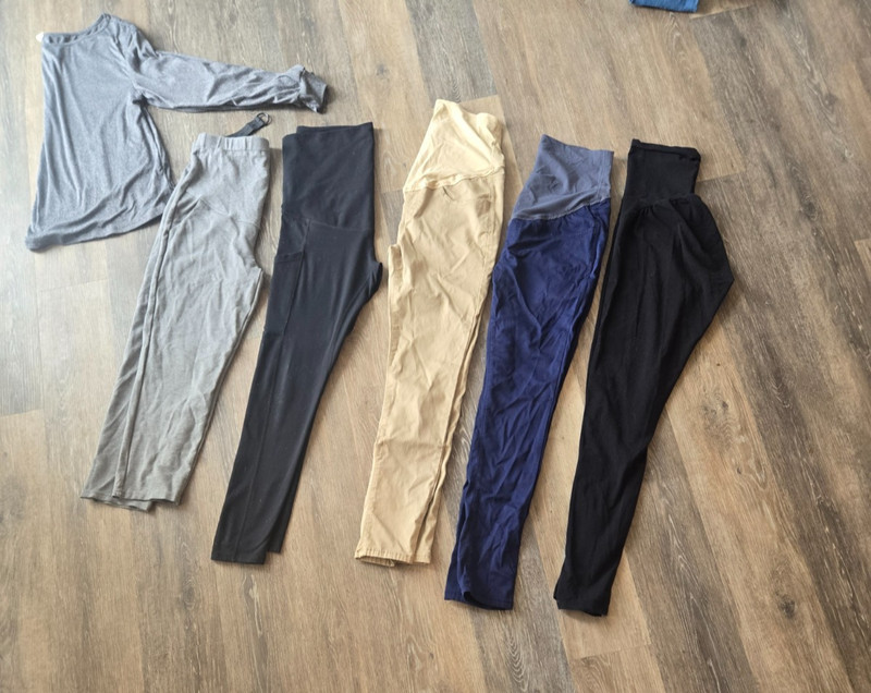 Maternity Small Leggings Pants 6 Pieces Mixed Brands
