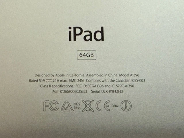 Top - Apple iPad 2 - A1395 / 64GB silber - Bild 4 von 4