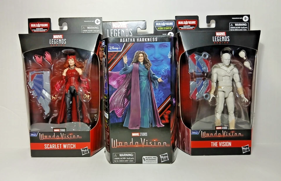 Marvel Legends Disney+ PLUS Série de TV Wandavision Conjunto Lote de 3 Feiticeira Escarlate - Imagem 2 de 4