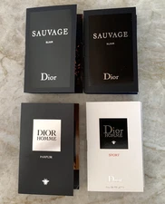 DIOR SAUVAGE ELIXIR + HOMME Parfum +SPORT Men’s Eau de Toilette Spray 1ml 0.03oz