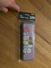 New BTS Tin Purple Pencil Case