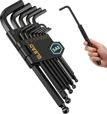 ELEAD 15-Piece SAE Hex Key Allen Wrench Set with Extension Bar, 3/64-3/8... 