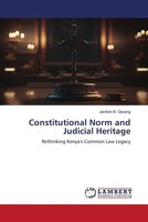 Jackton B. Ojwang | Constitutional Norm And Judicial Heritage | Taschenbuch