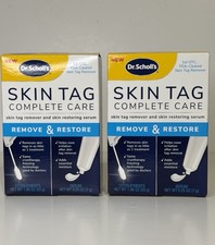 Dr. Scholl's Skin Tag Complete Care Remove Restore Kit Exp 01/2027 Lot Of 2
