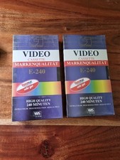 Video-Kassette HGX VHS 240 neu und eingeschwei&szlig;t