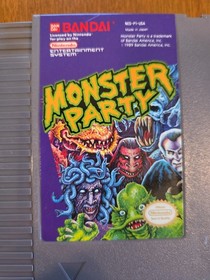Monster Party Nes Nintendo Cib Works