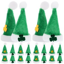 20 Pcs Craft Hat Accessories Miniature Hats Crafts Irish Festival Accessory
