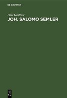 Joh. Salomo Semler Paul Gastrow