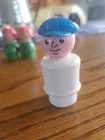 Vintage Fisher Price Little People House Boat Captain Figure