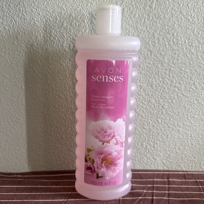 New Avon Senses Cherry Blossom Bubble Bath 24 fl oz