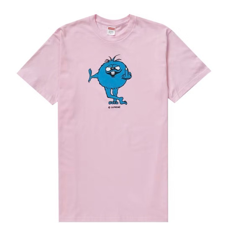 Supreme Camacho Tee 2XL Light Pink Graphic T-Shirt Cotton Authentic Mens Shirt