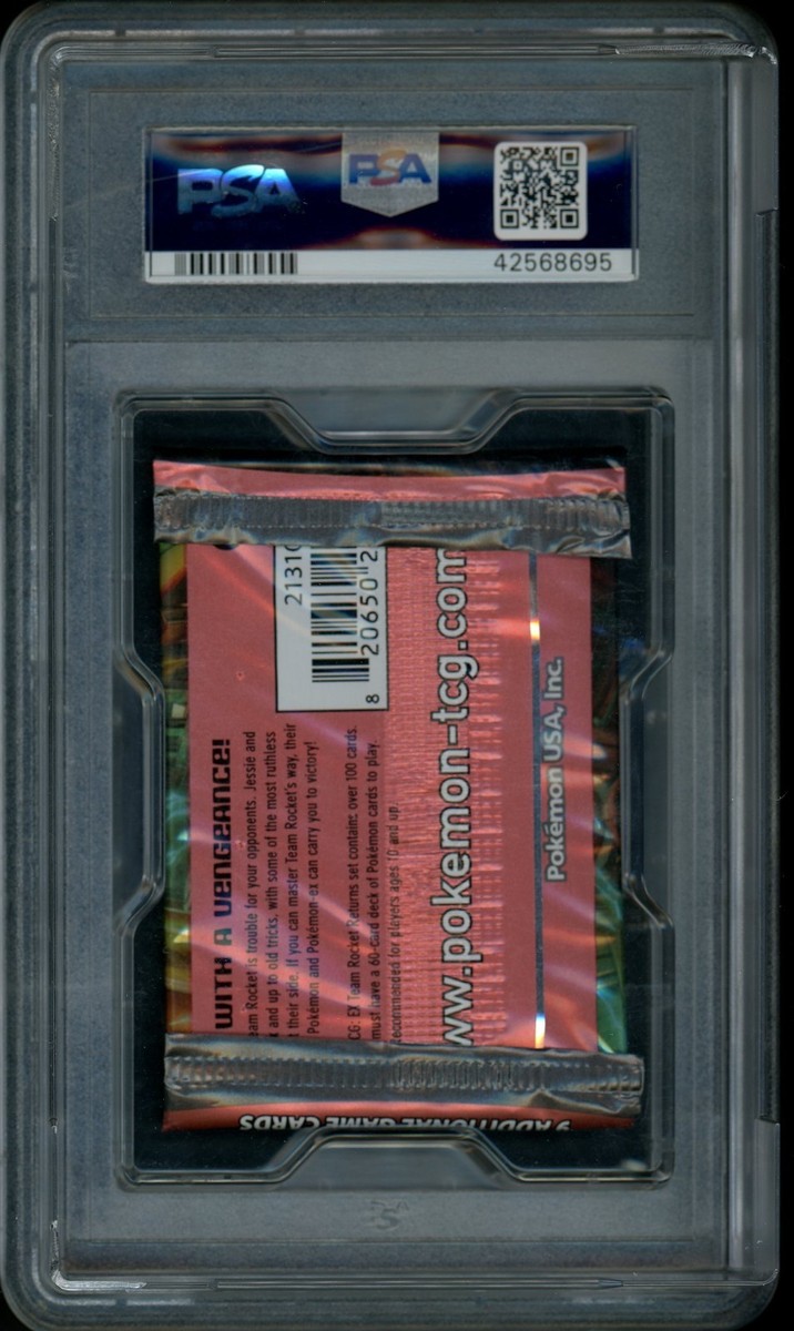 2004 Pokemon EX Team Rocket Returns Booster Scyther Art PSA 10 GEM