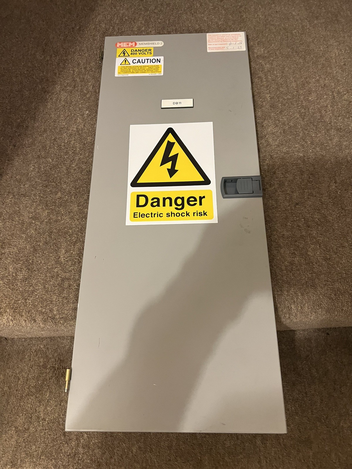 Mem Memshield 2 BM121 Door Only 12way Three Phase Distribution Board