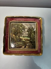 Vintage LANCASTER & SANDLAND WARE, JOHN CONSTABLE 7.75'' Sq. Dishes #1245 c1950s