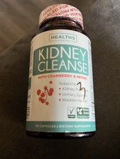 Healths Harmony Kidney Cleanse Cranberry Herbs Urinary Bladder 60 Count 06/2026