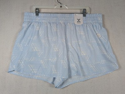 Xersion - Running Shorts - Breathable Performance Athletic - Blue/wh - Size: XL
