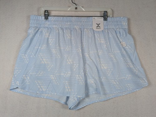 Xersion - Running Shorts - Breathable Performance Athletic - Blue/wh - Size: XL