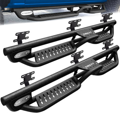 Running Boards for 2019-2026 Dodge Ram 1500 Crew Cab Nerf Bars BLK Side Step